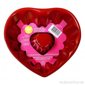Wilton 8 inch Red Heart Fluted Tube Bundt Pan - B07892QHWC